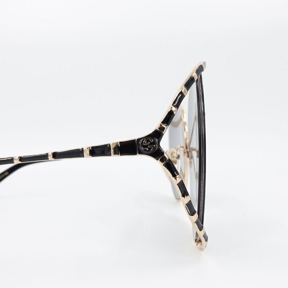 Gucci GG0595 Round Sunglasses Black Gray OS - Picture 7 of 16